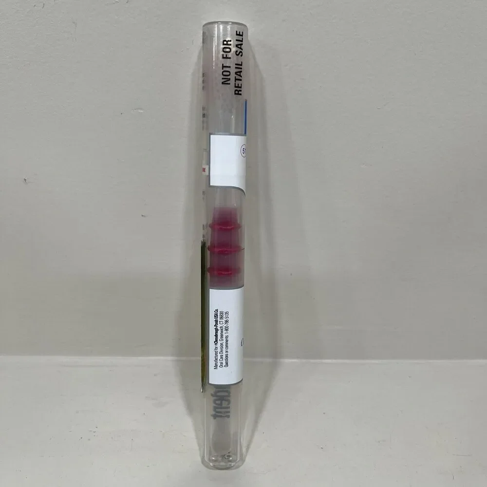 Mentadent 51 Toothbrush Soft Full Head Flared Side Bristles Pink Red Handle